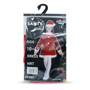 Party Fusion Xmas Girl Costume CH207 10-13