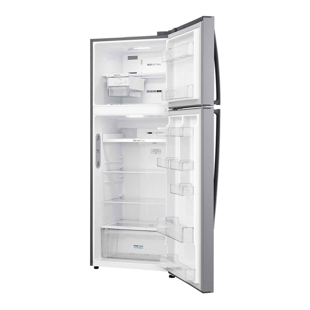 LG Double Door Refrigerator GR-C619HLCN 438LTR, Top Mount Freezer, Inverter Linear Compressor, Multi Air Flow