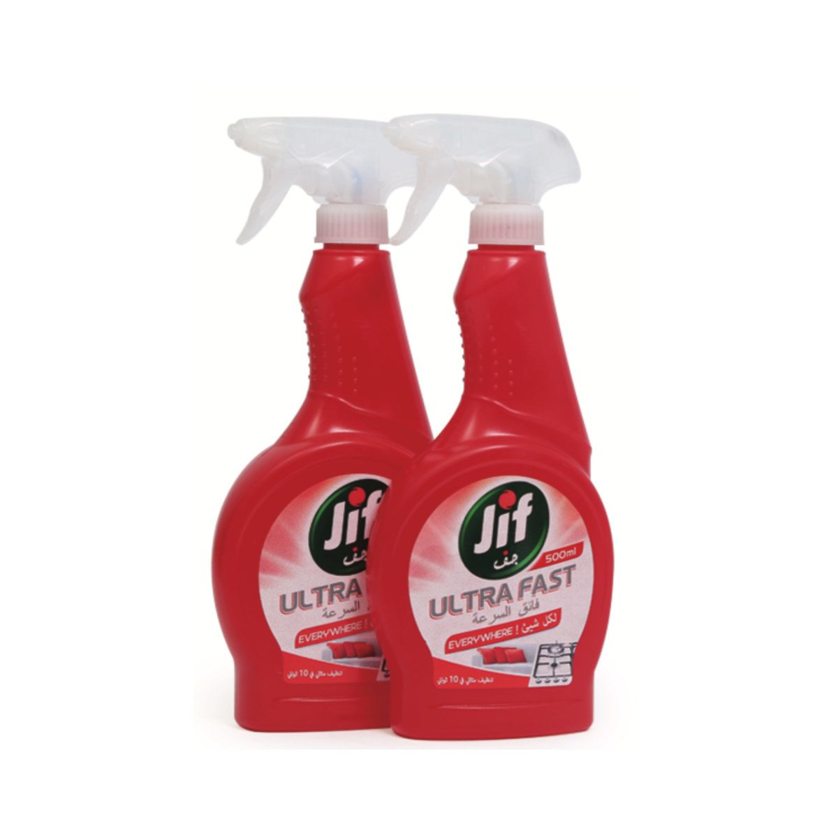 Jif Ultra Fast Everywhere Spray Value Pack 2 x 500ml