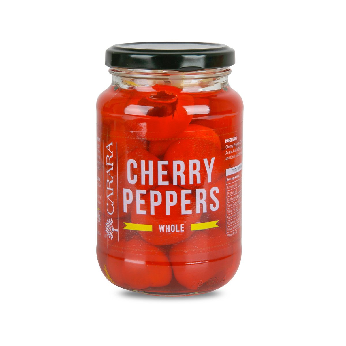 Carara Cherry Peppers Whole 400 g
