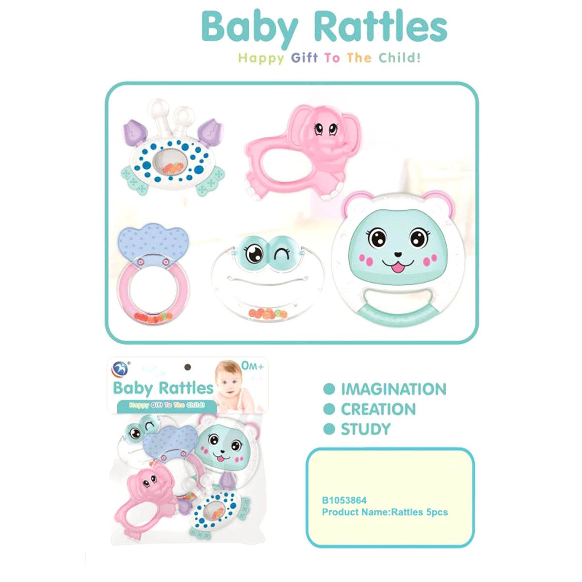 First Step Baby Rattle B-1053864 5's