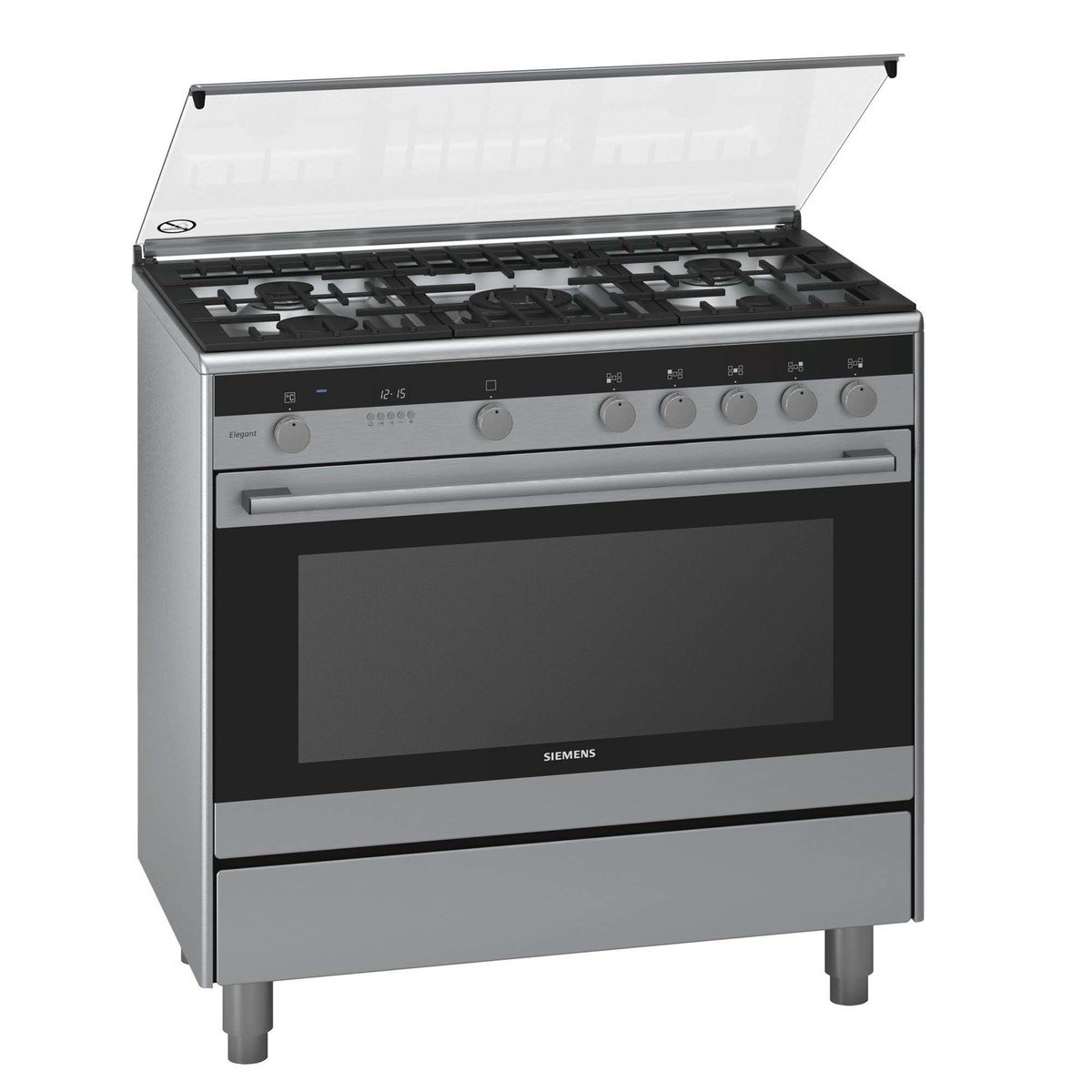 Buy Siemens Cooking Range HQ738357M 90x60 5Burner Online at Best Price | Gas Cooking Ranges | Lulu UAE in UAE