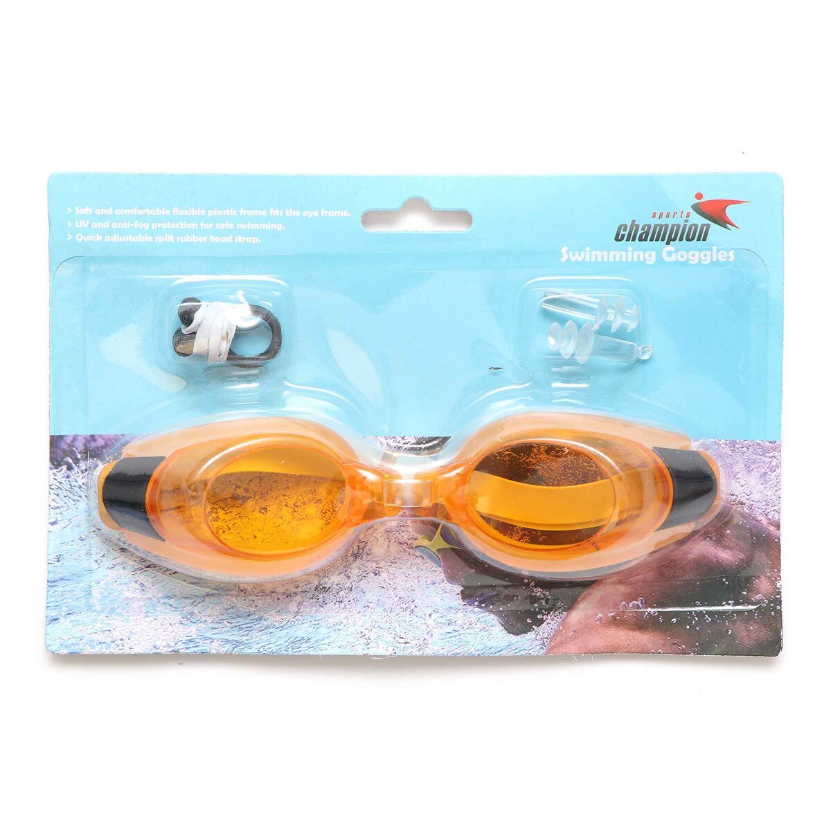 Sports Champion Swimming Goggles 1198 Assorted Color & Design