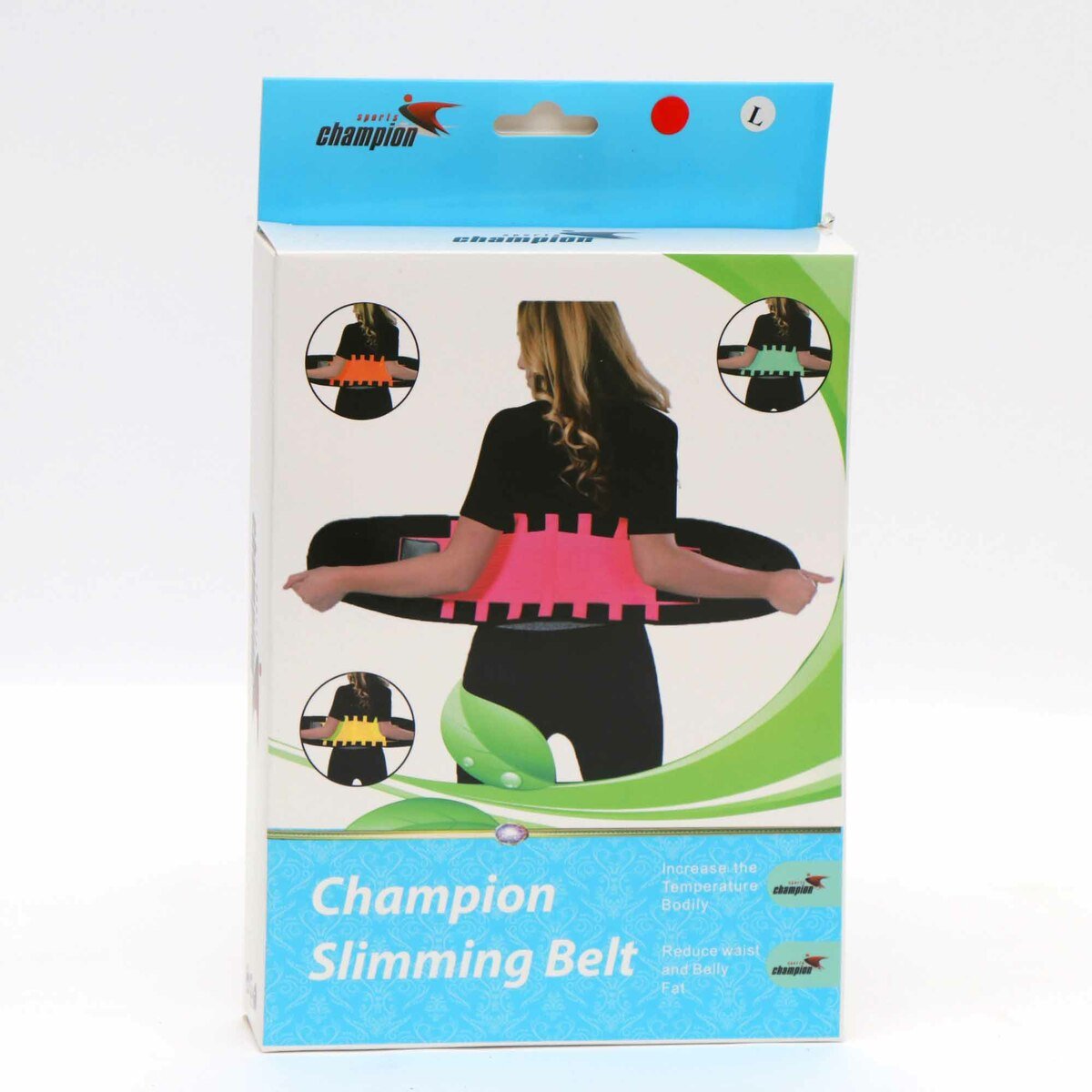 Buy Sports Champion Slimming Belt 12-1 Online at Best Price | Fitness Accessories | Lulu Kuwait in Kuwait