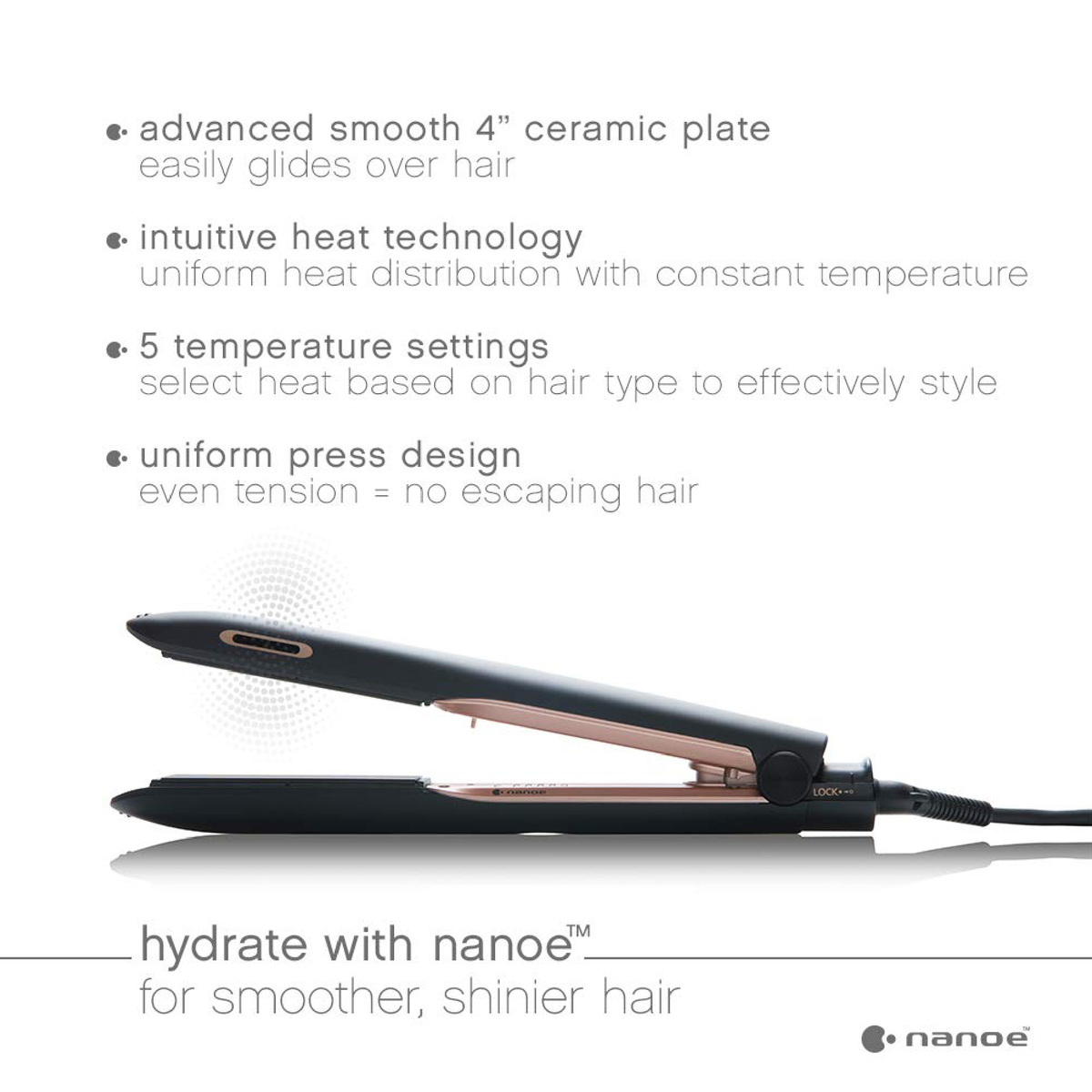 Panasonic nanoe Hair Straightener EHHS99