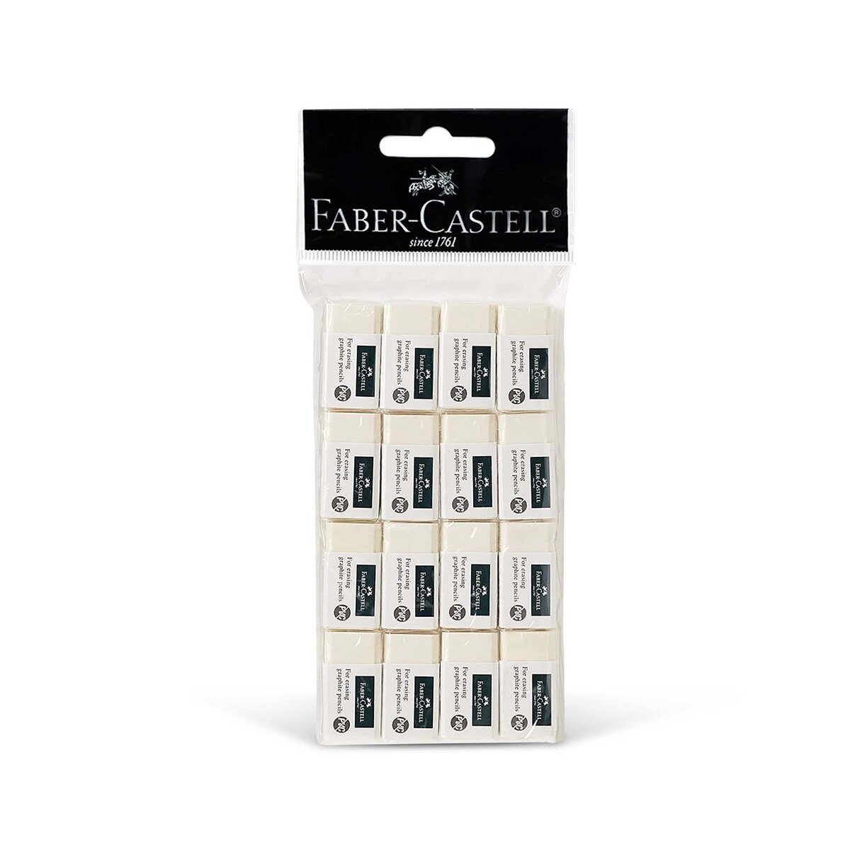Faber Castell Faber-Castell Eraser Small 16pcs FCM70864816