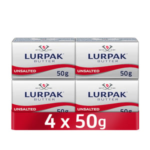 Lurpak Mini Blocks Butter 4 x 50 g