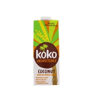 Koko Unsweetened Coconut  Milk 1Litre