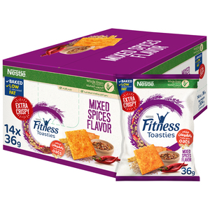 Nestle Fitness Toasties Oats Mixed Spices 36g
