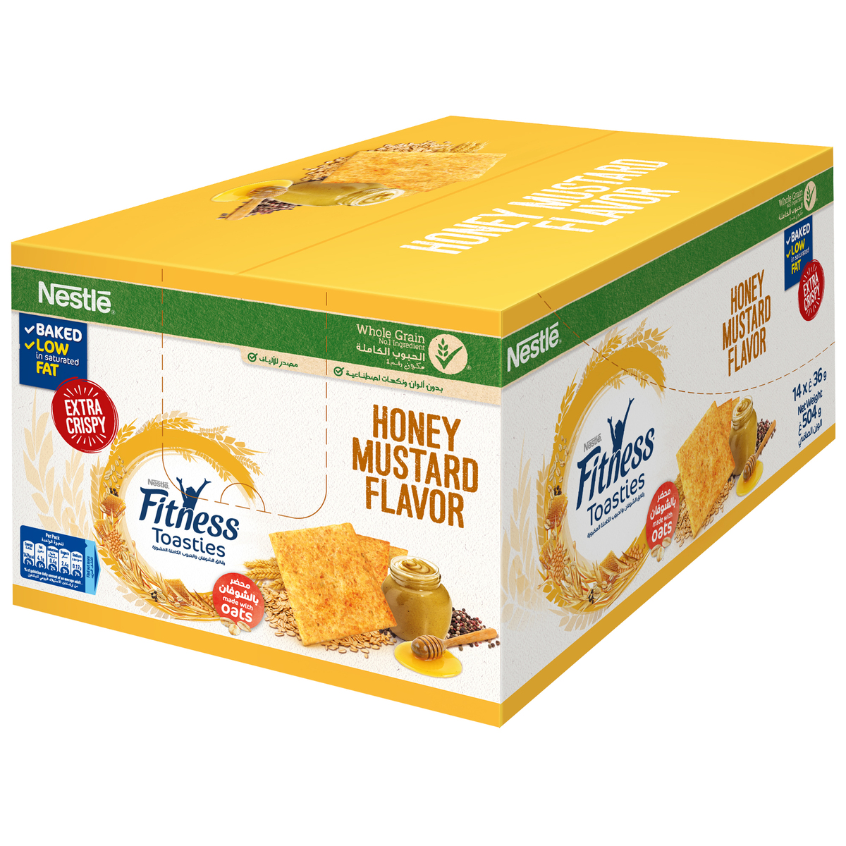 Nestle Fitness Toasties Oats Honey Mustard 36 g