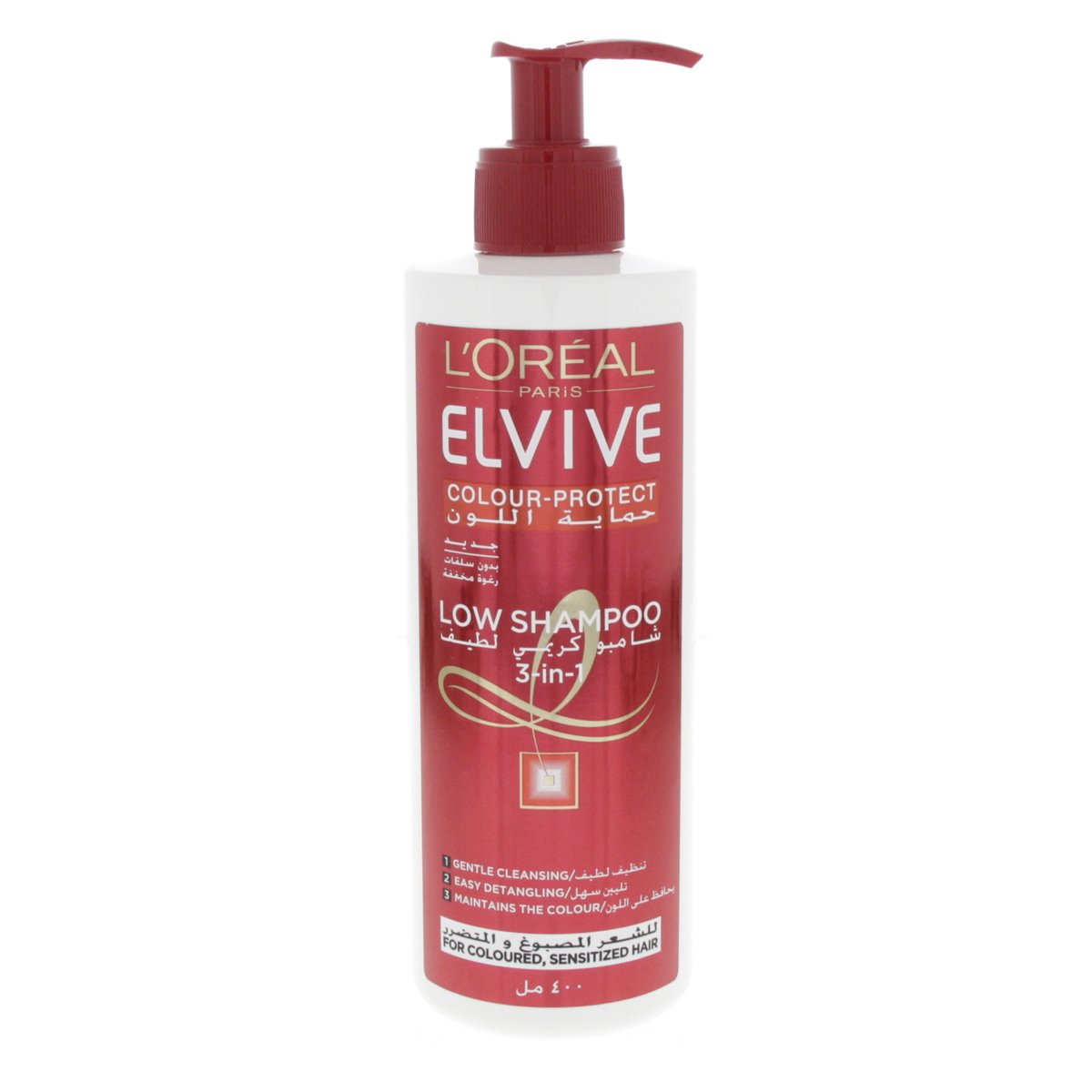 L'Oreal Elvive Colour Protect 3 in 1 Low Shampoo 400 ml