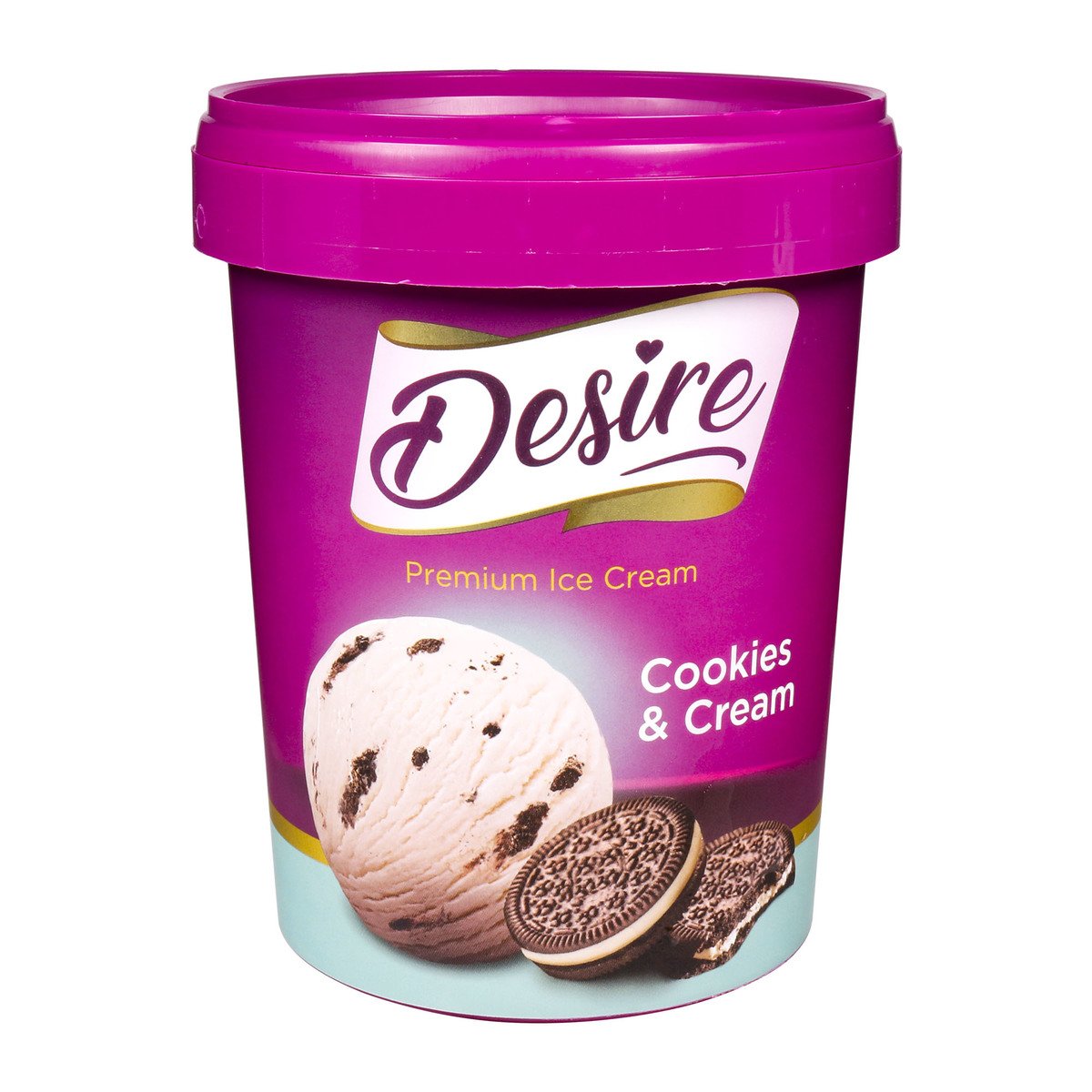 Desire Premium Ice Cream Cookies & Cream 1litre
