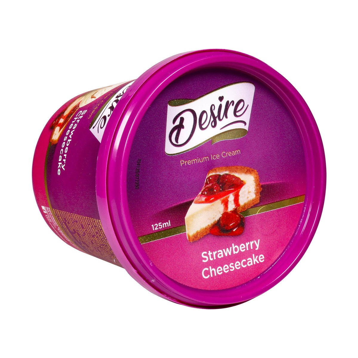 Desire Premium Ice Cream Strawberry Cheese Cake 125ml