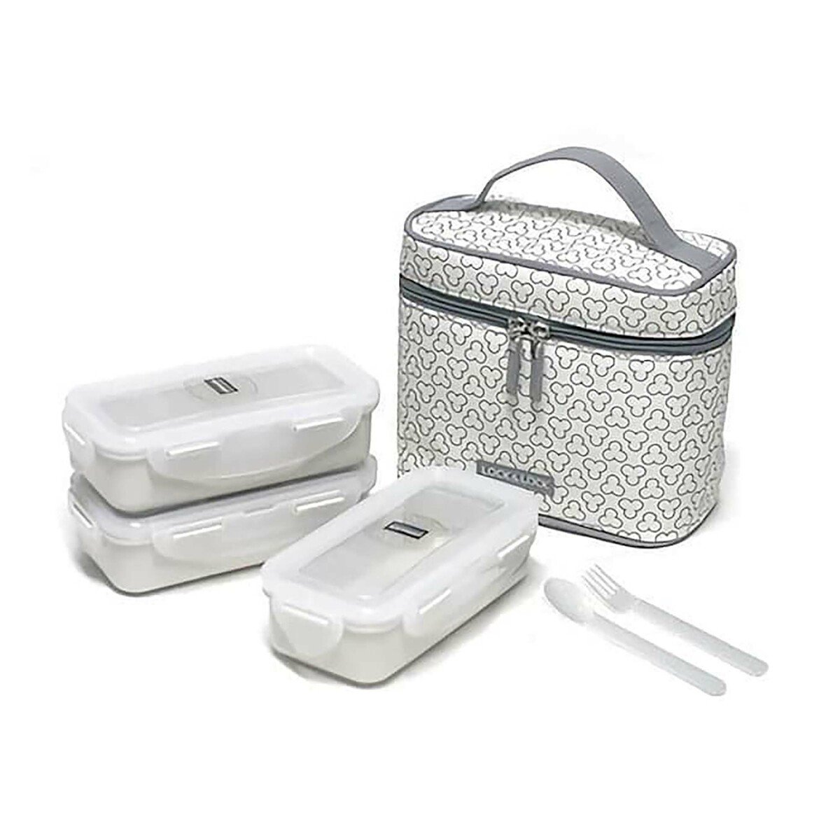 Lock & Lock Lunch Bag 3pcs Set HPL754 Assorted Colors & Designs