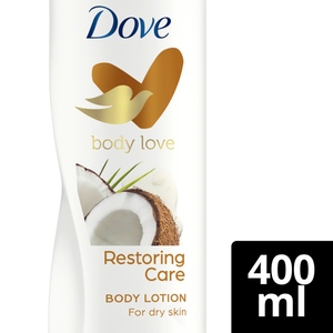 Dove Restoring Ritual Coconut Oil and Almond Milk Body Lotion 400ml