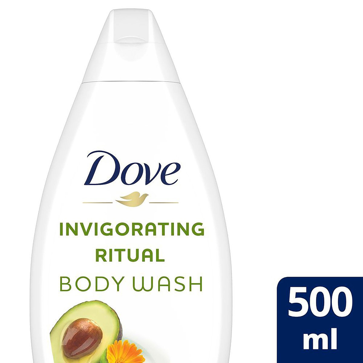 Buy Dove Invigorating Body Wash Avocado 500 ml Online at Best Price | Shower gel & body wash | Lulu KSA in Saudi Arabia