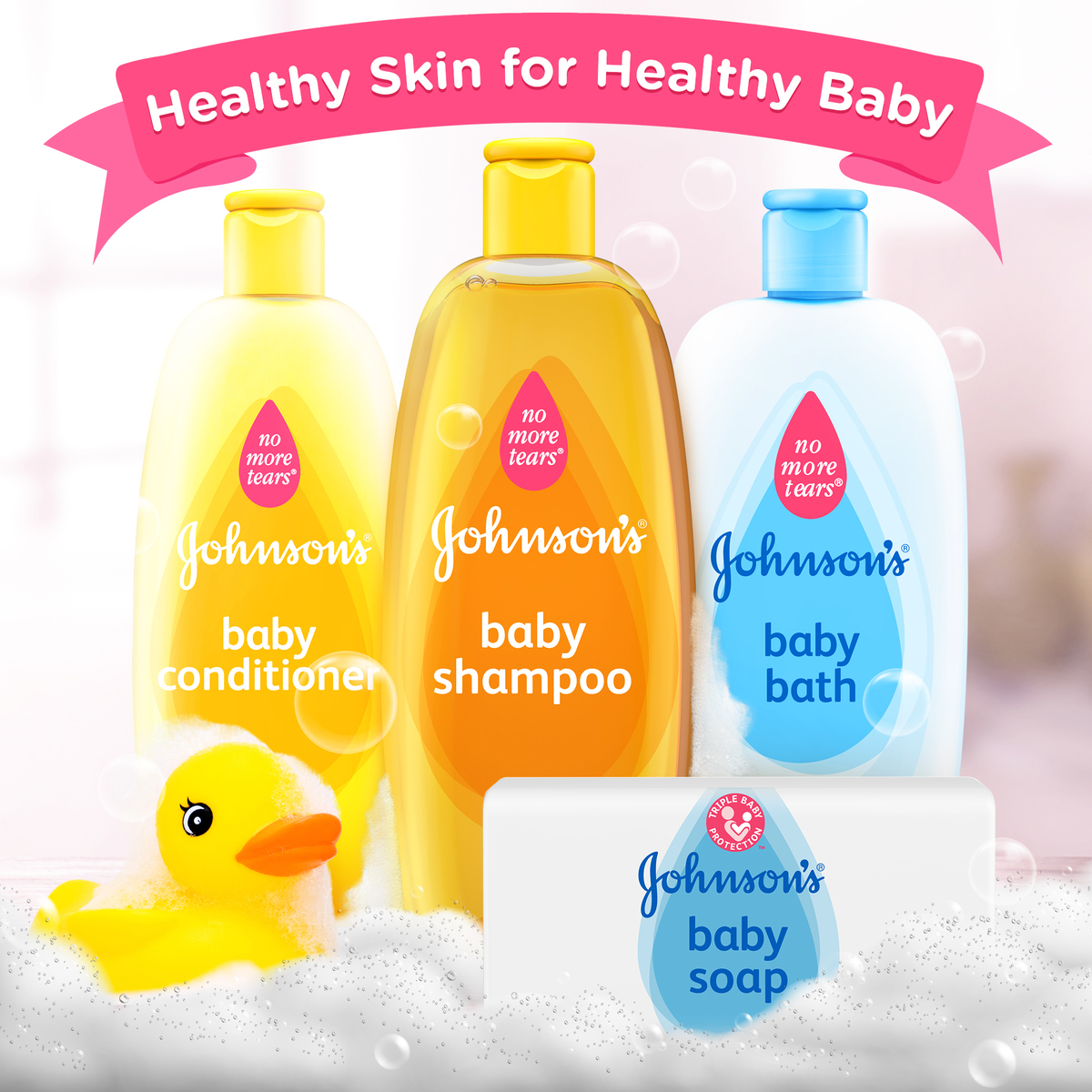 Johnson's Baby Bath Wash 3-in-1 Baby Wash300 ml