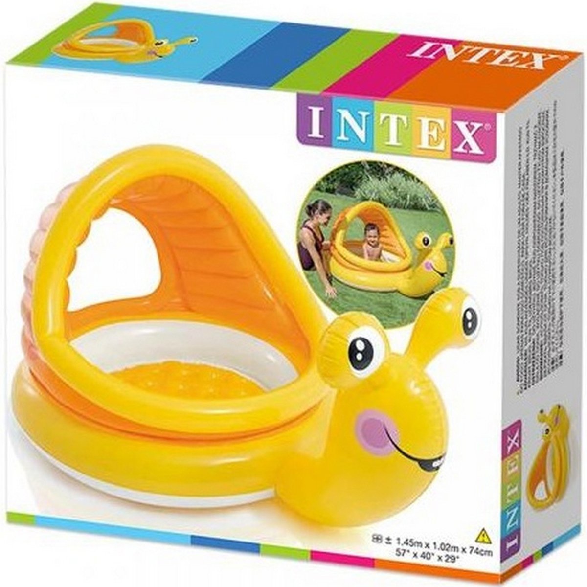 Intex Baby Snail Pool with Sunshade 57124