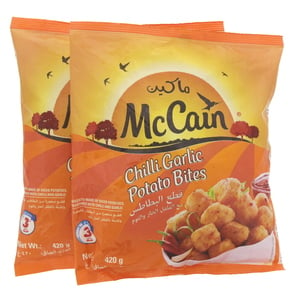 McCain Chilli Garlic Potato Bites 2 x 420g