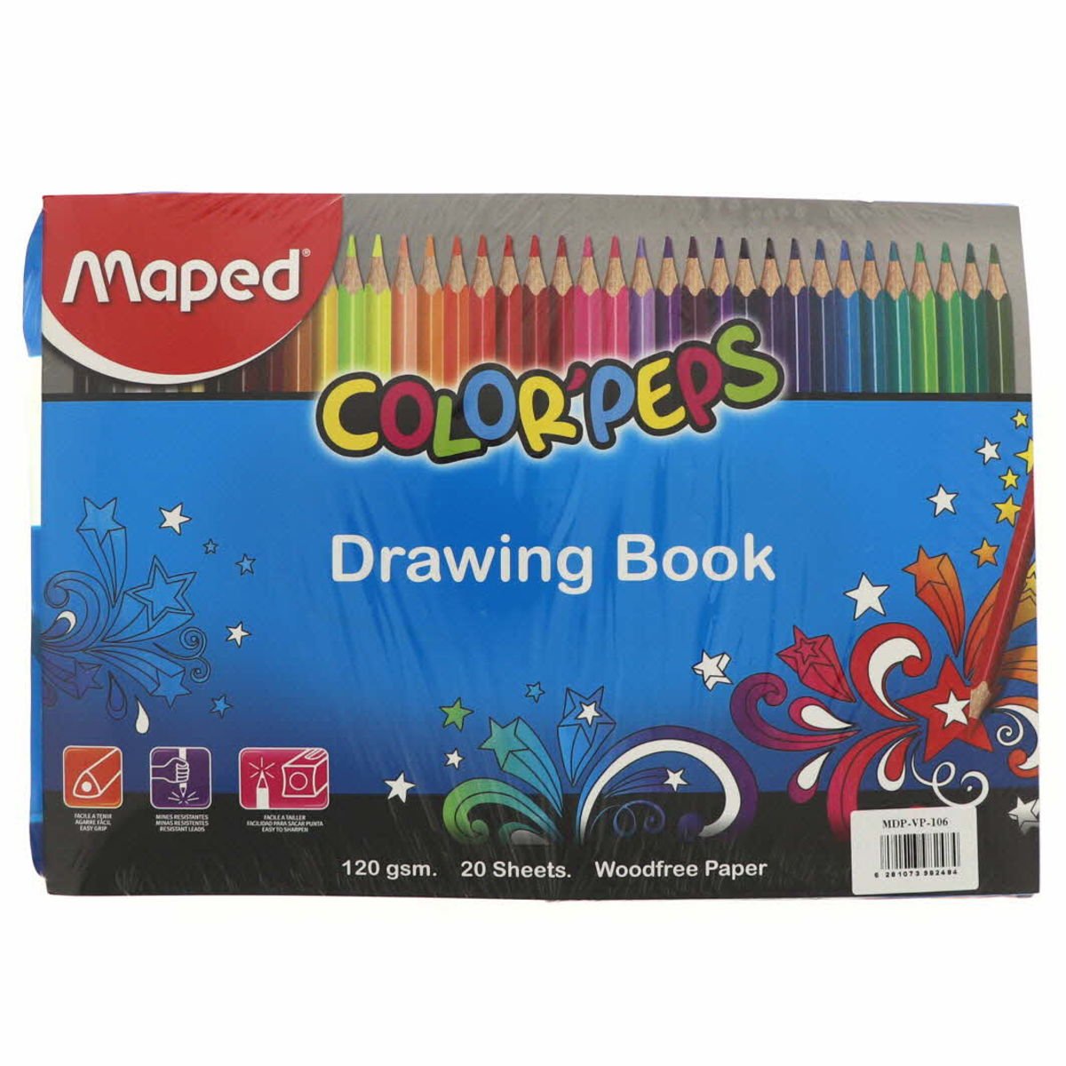 Maped Felt Pen 24's + Color Pencil 18's + Crayons 12's