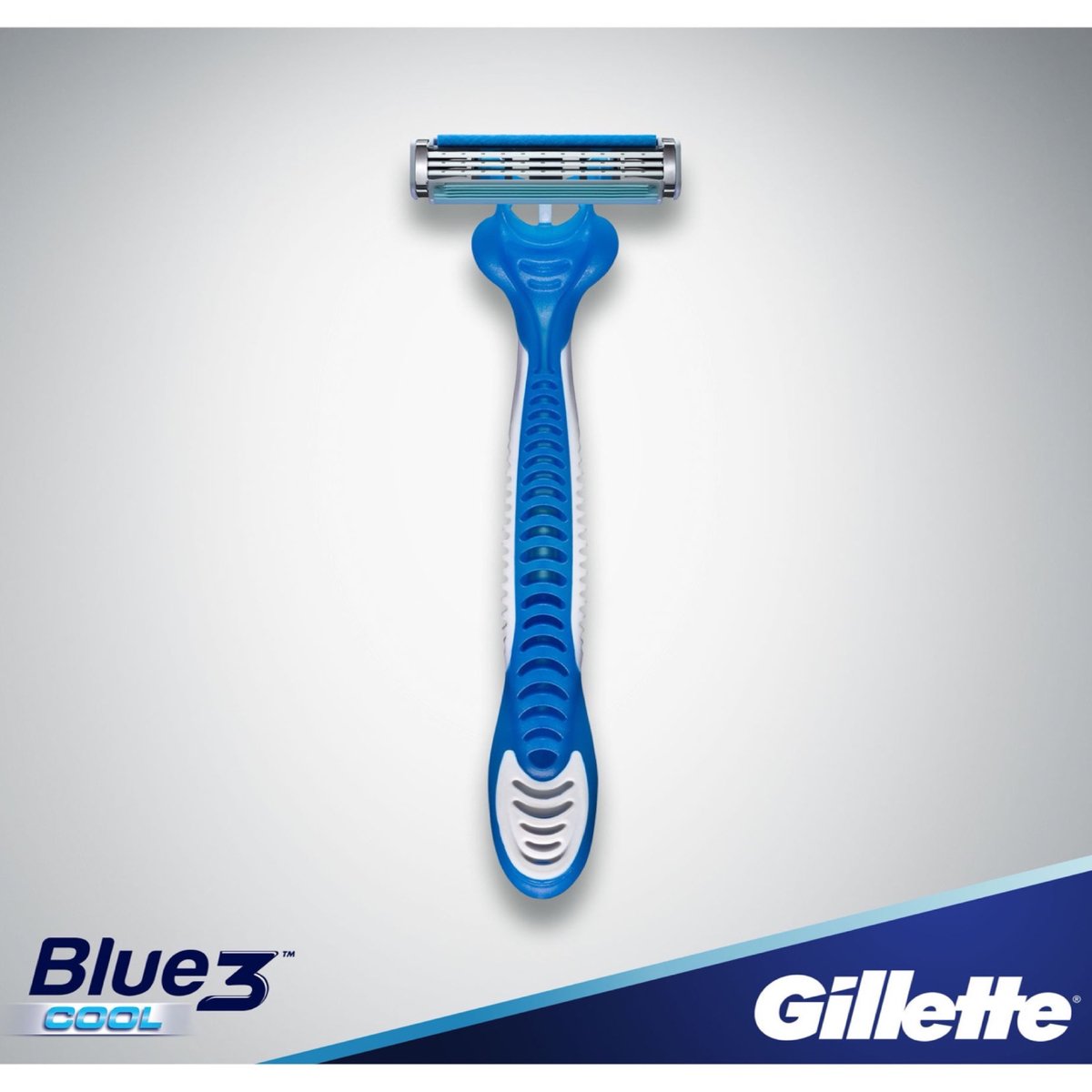 Gillette Blue 3 Cool Men's 3-Bladed Disposable Razor 6pcs