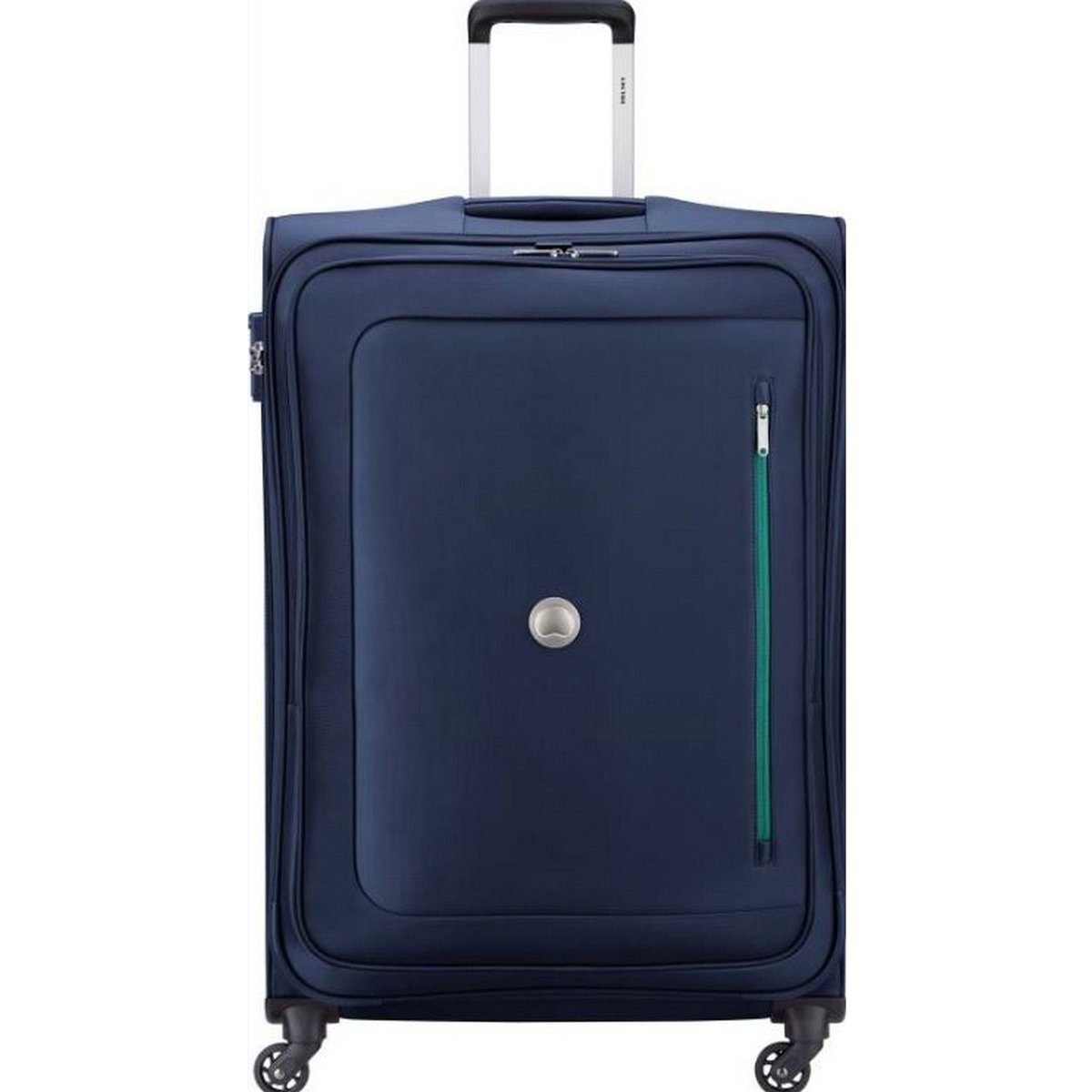 Delsey Oural 4 Wheel Soft Trolley 56cm Navy Blue