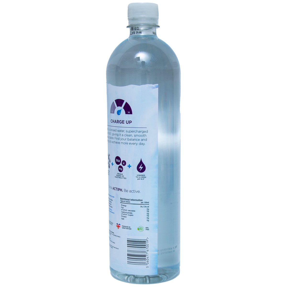 Actiph Alkaline Ionised Water 1Litre