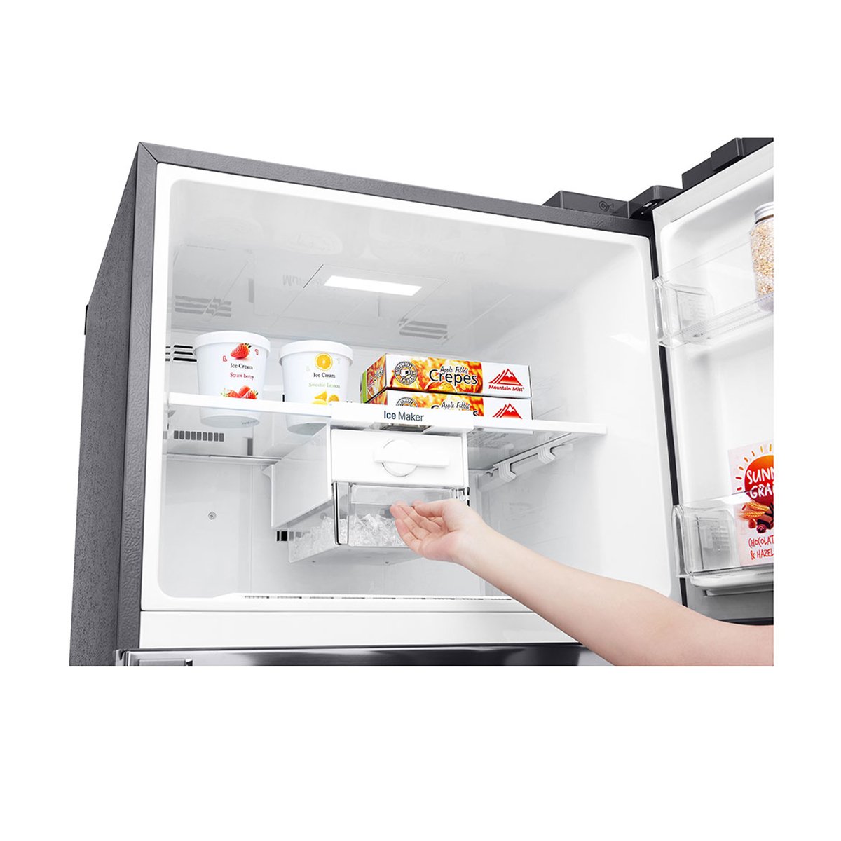 LG Double Door Refrigerator GR-C619HLCU 619Ltr, NatureFRESH™, LINEARCooling™, Multi Air Flow