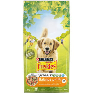 Purina Friskies Balance Dog Food With Chicken and Vegetables 10 kg