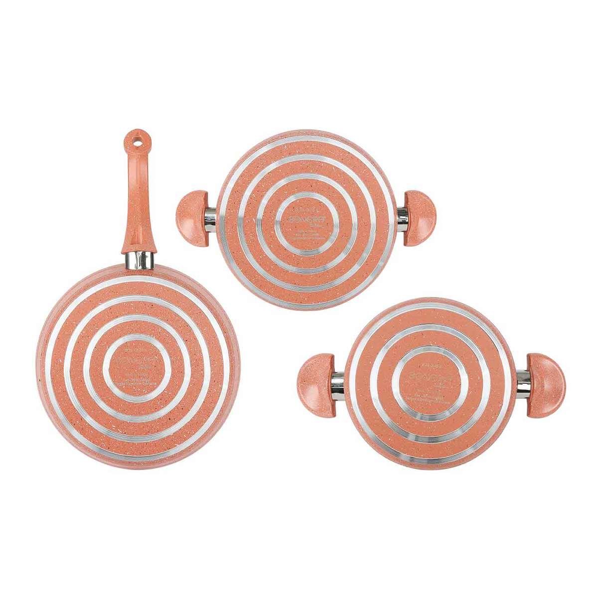 Bonera Granite Cookware Set 5pcs Assorted Color