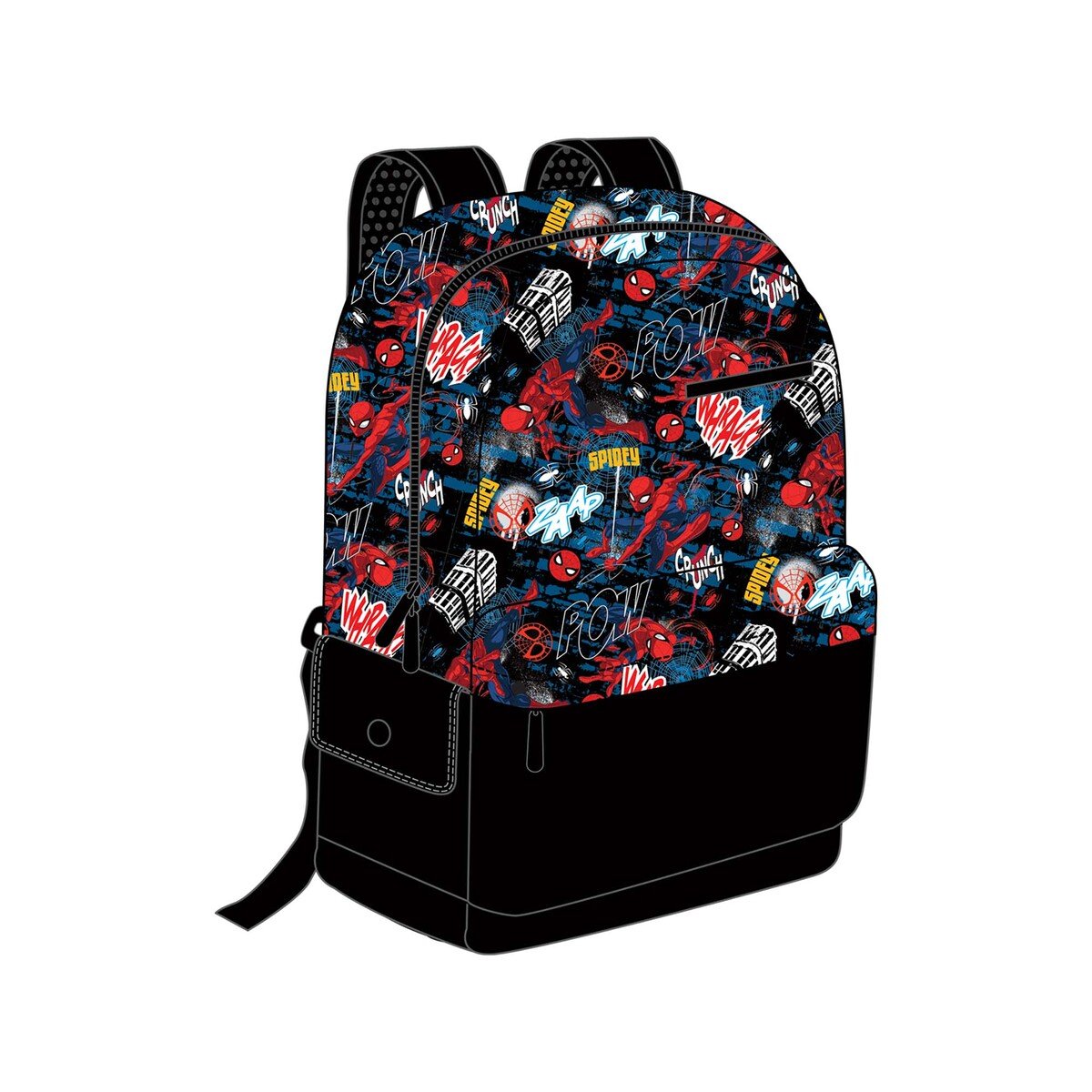SpiderMan School Backpack + Pencil Case 18inch 160581
