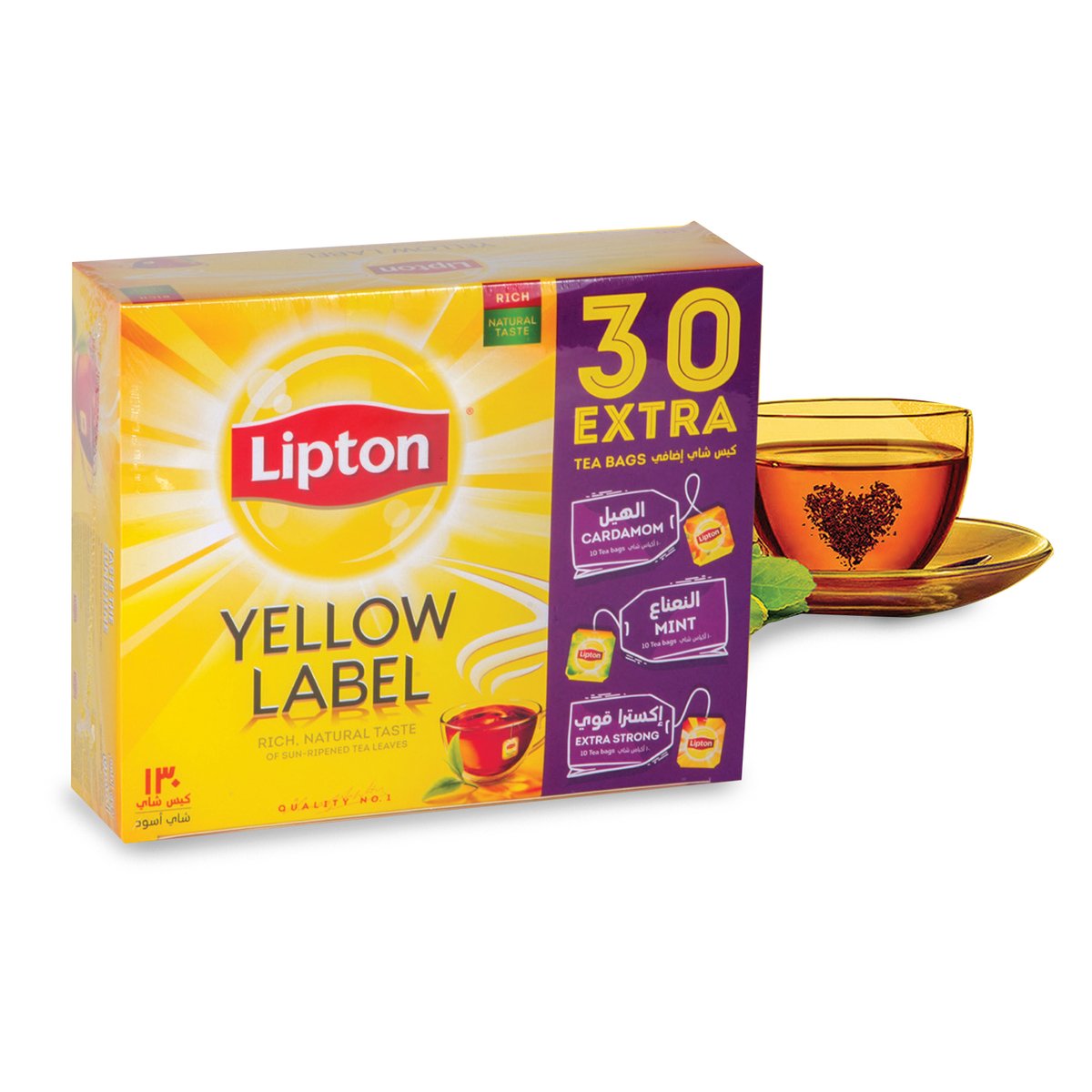 Lipton Teabags 100 pcs + 30 pcs