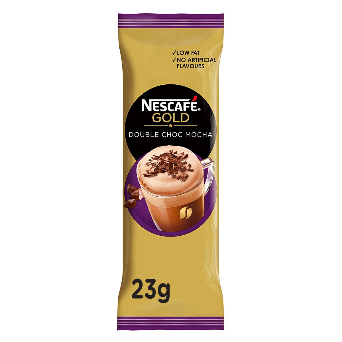 نسكافية جولد خليط قهوة موكا بالشوكولاتة المضاعفة 8 × 23 جم