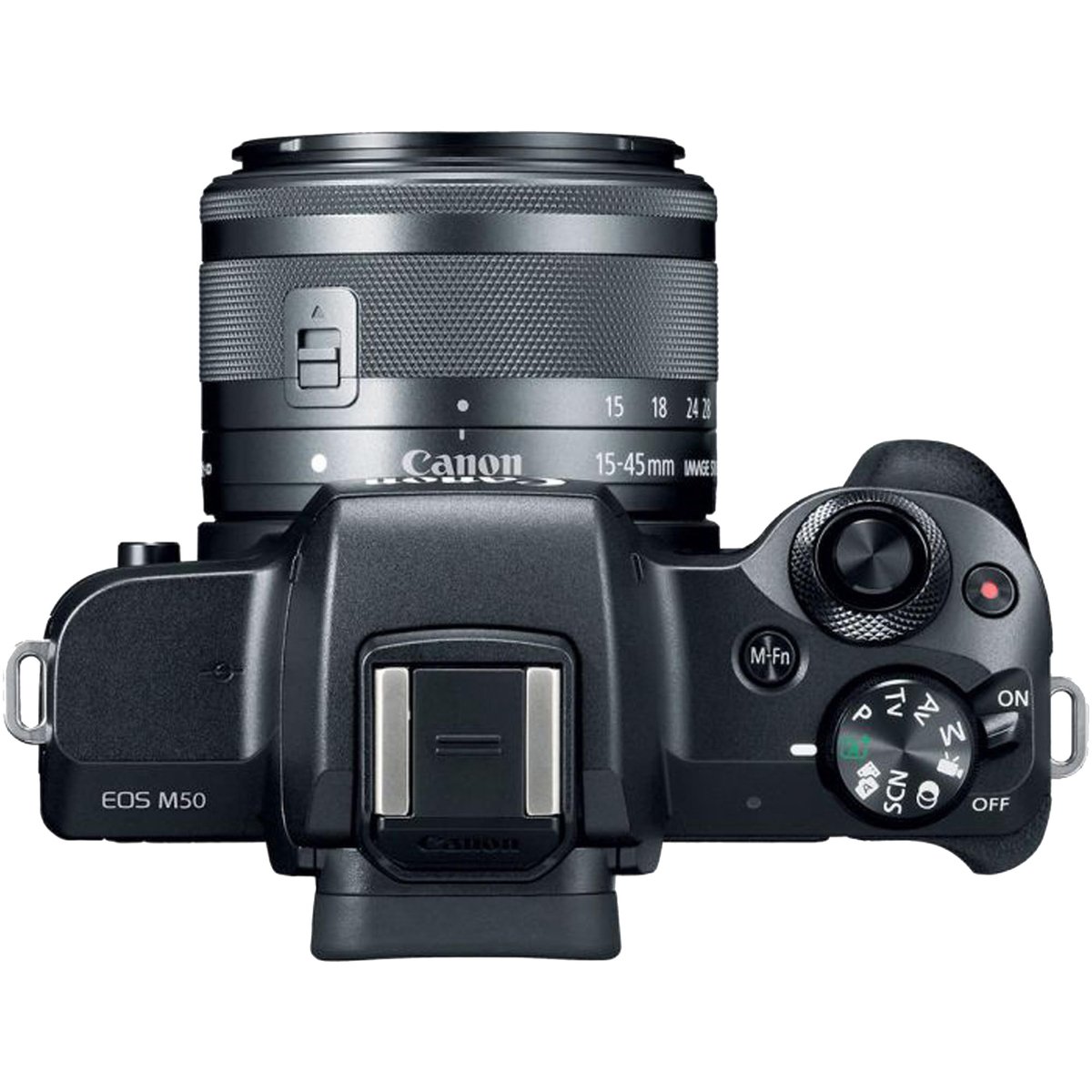 كاميرا كانون EOS M50 بدون مرآه  15 - 45 مم - أسود
