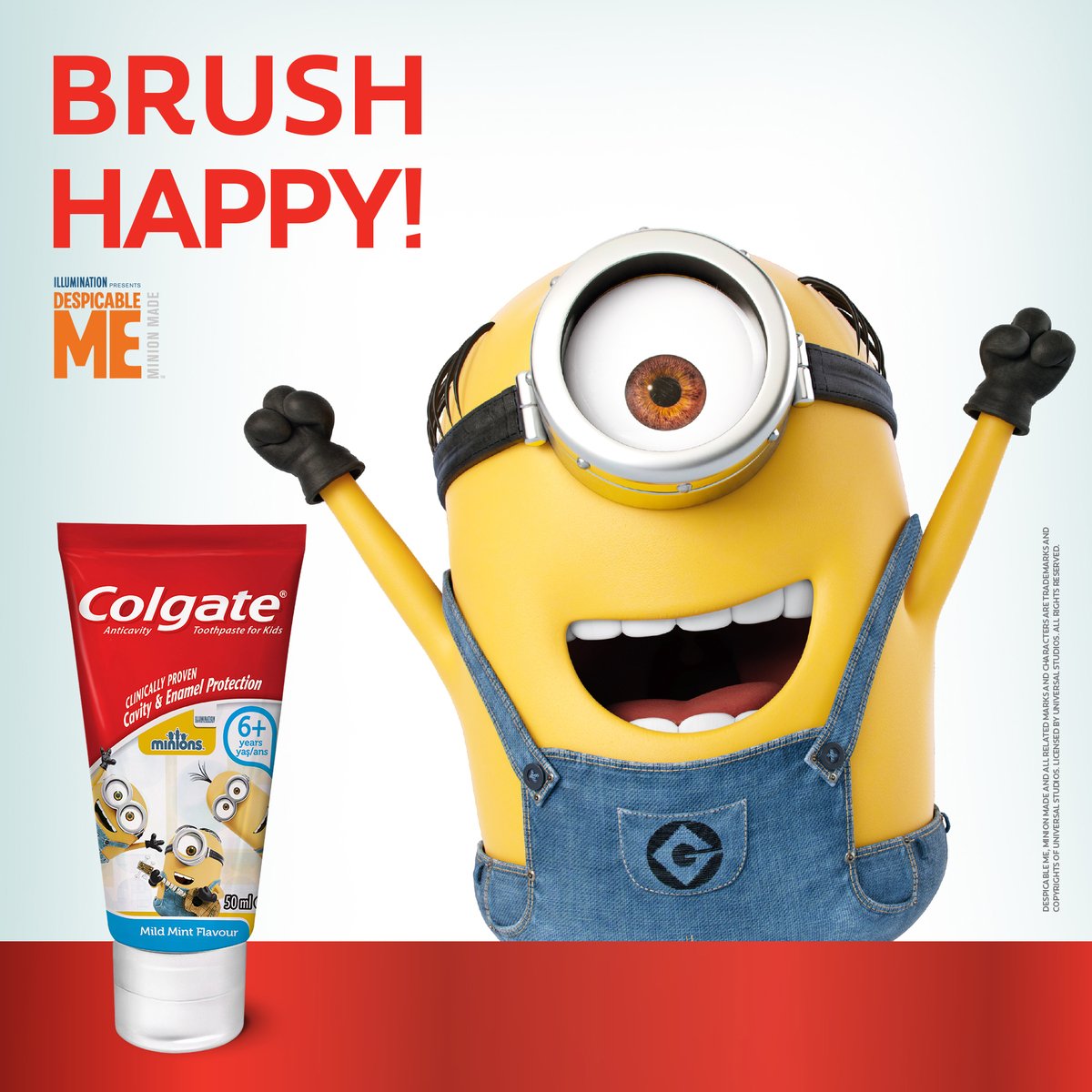 Colgate Toothpaste 6+ Years For Kids Minions 50ml