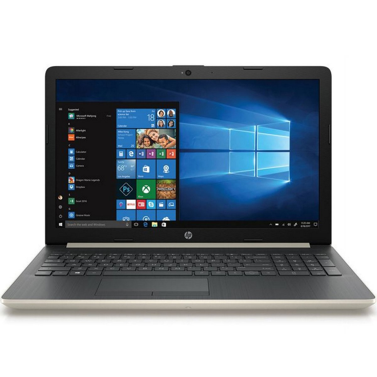 HP Notebook 15-DA0001NE Core i3-8130 Gold