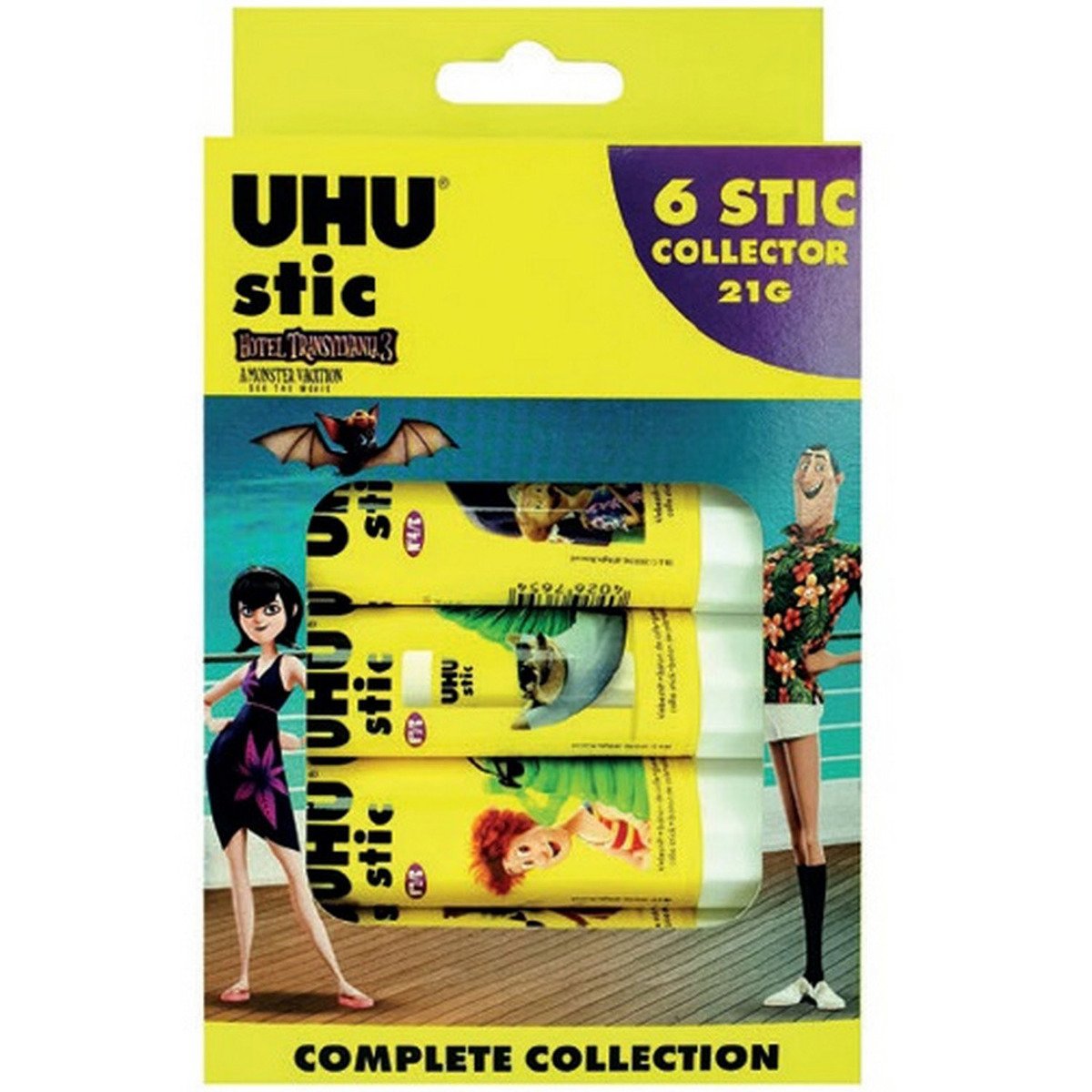 UHU Glue Stick 21g 6's UH6X21GHT