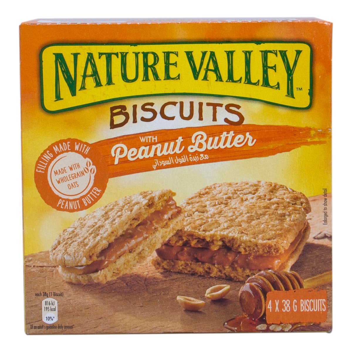 Nature Valley Biscuits With Peanut Butter 4 x 38 g