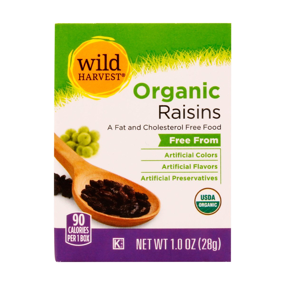 Wild Harvest Organic Raisins 28g