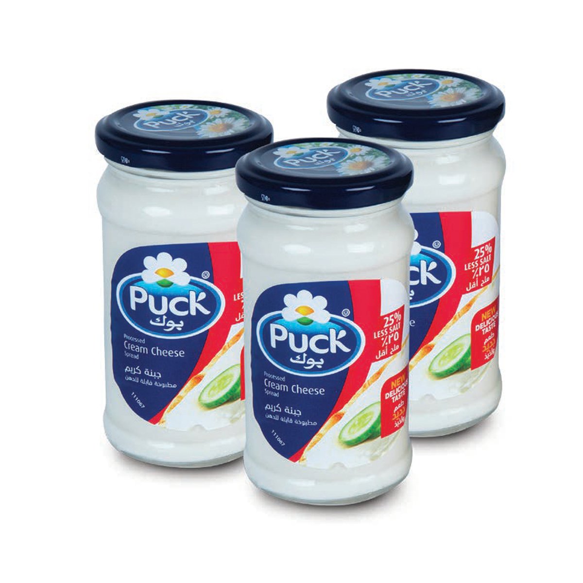 Puck Cream Less Salt Cheese Spread 3 x 240 g