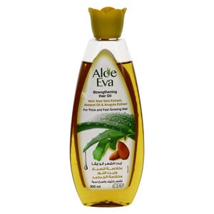 Aloe Eva Strengthening Hair Oil With Aloe Vera & Almond Oil 300ml