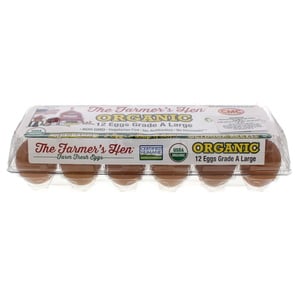 The Farmer's Hen Organic Eggs Grade A Large 12Pcs