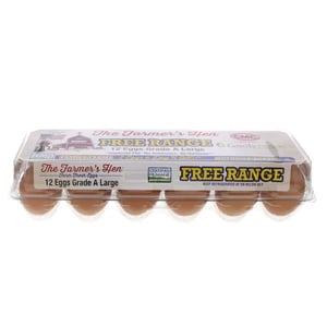 The Farmer's Hen Free Range Eggs Grade A Large 12 pcs