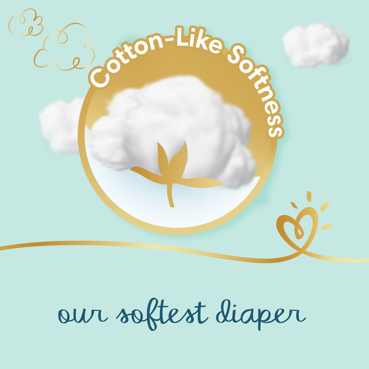 Pampers Premium Care Diapers Size 1, Newborn 2-5kg The Softest Diaper 86pcs