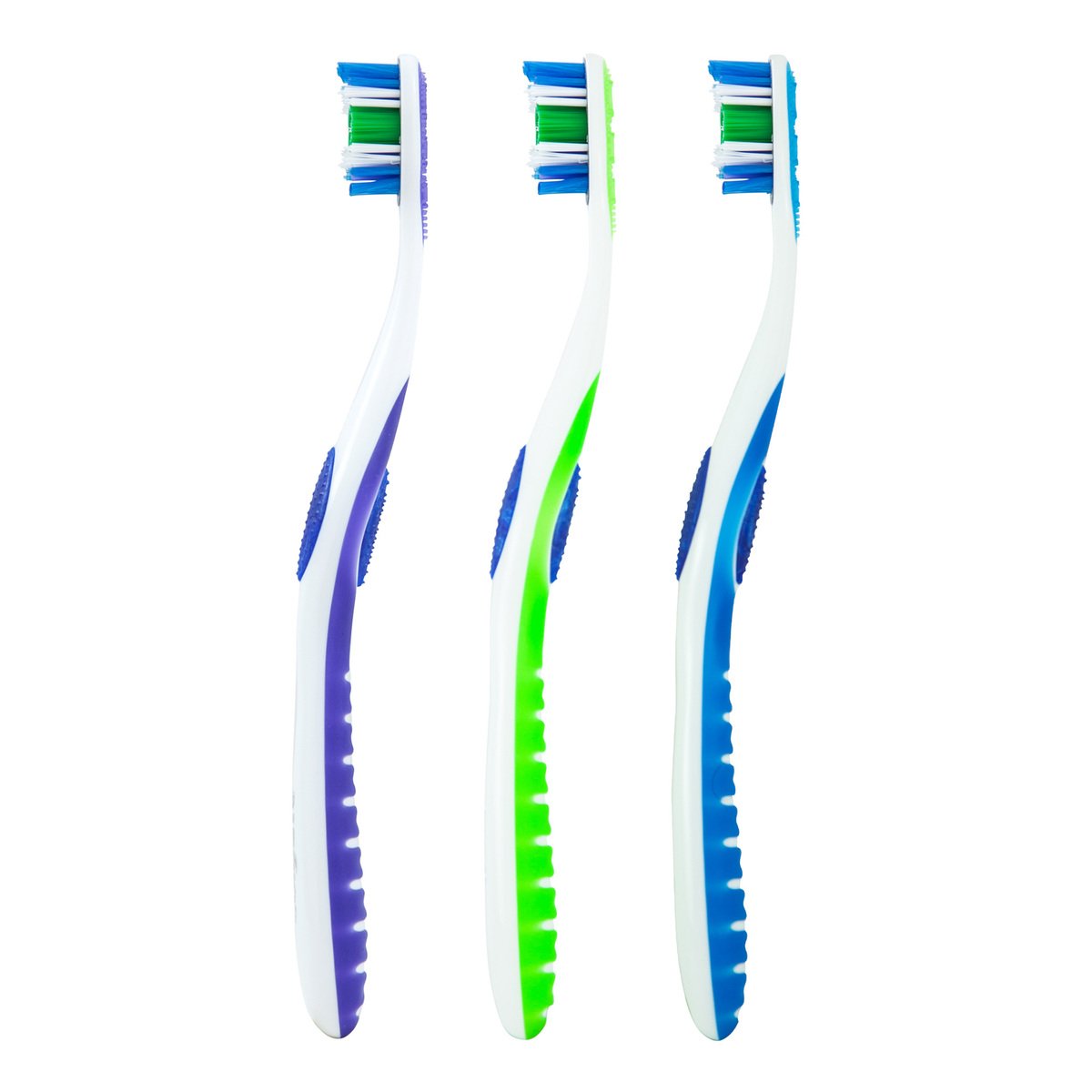 كولجيت فرشاة أسنان 360 للتنظيف الكامل للفم متوسط 2 + 1