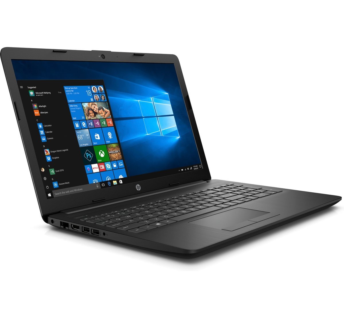 HP Notebook 15-DA0007NX Core i3-7020 Black