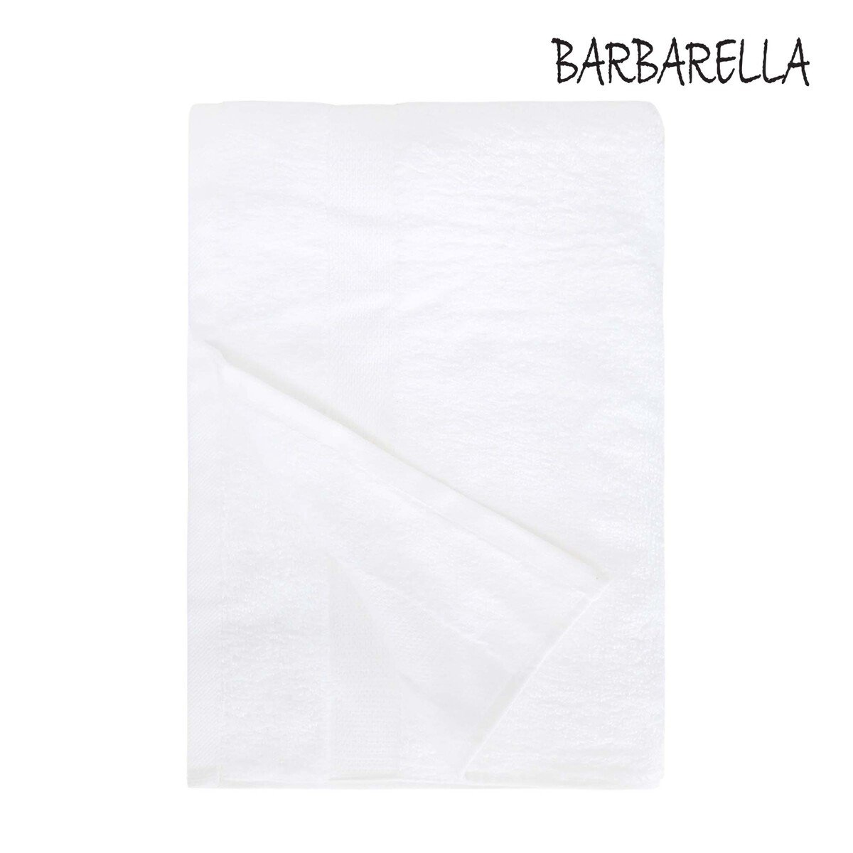 بارباريلا منشفة يدين قطنية بيضاء مقاس 70× 140 سم