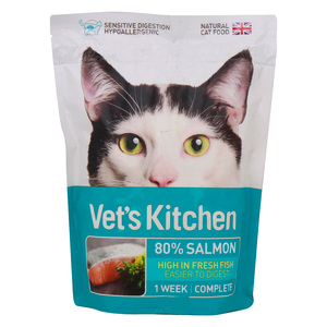 Vet's Kitchen Cat Food 80% Salmon 385g