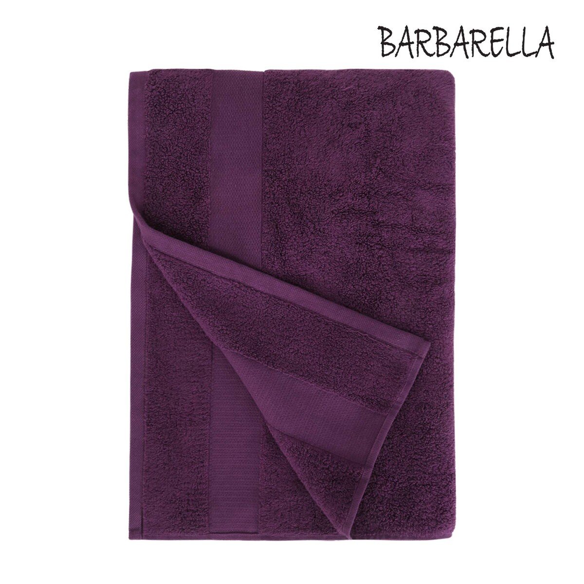 Barbarella Bath Towel Micro Cotton Purple Size: W70 x L140cm