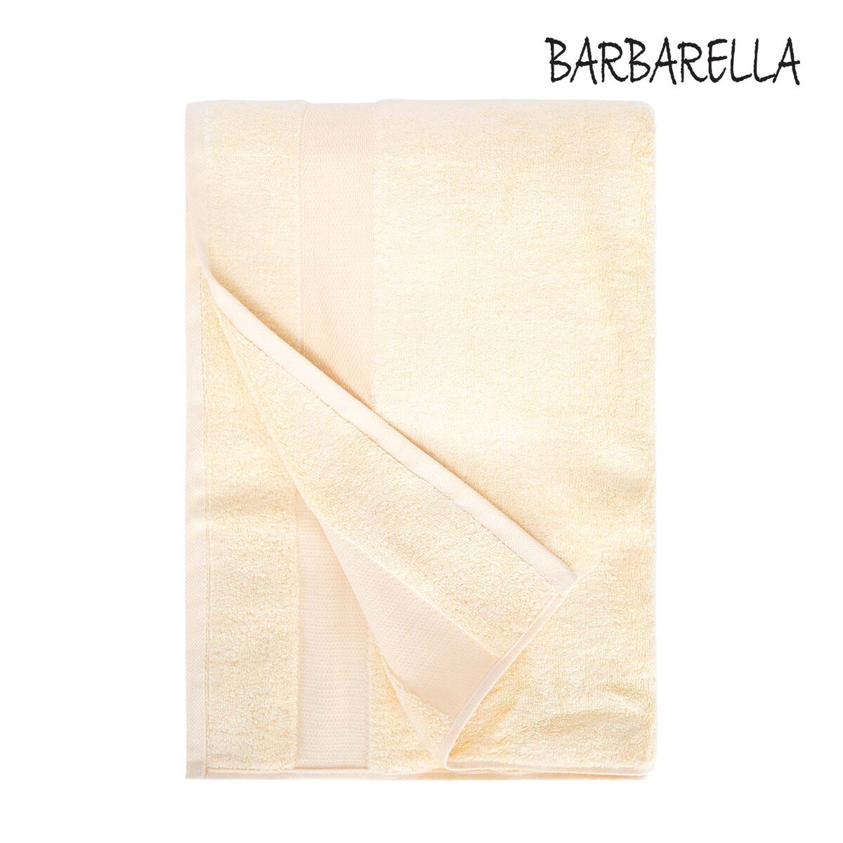 بارباريلا منشفة يدين قطنية صفراء مقاس 70× 140 سم